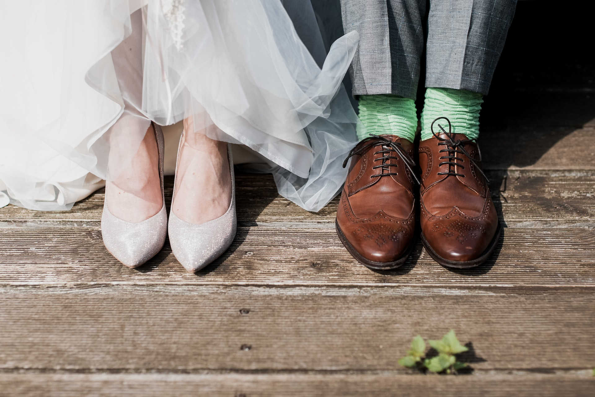 chaussures mari et femme mariage