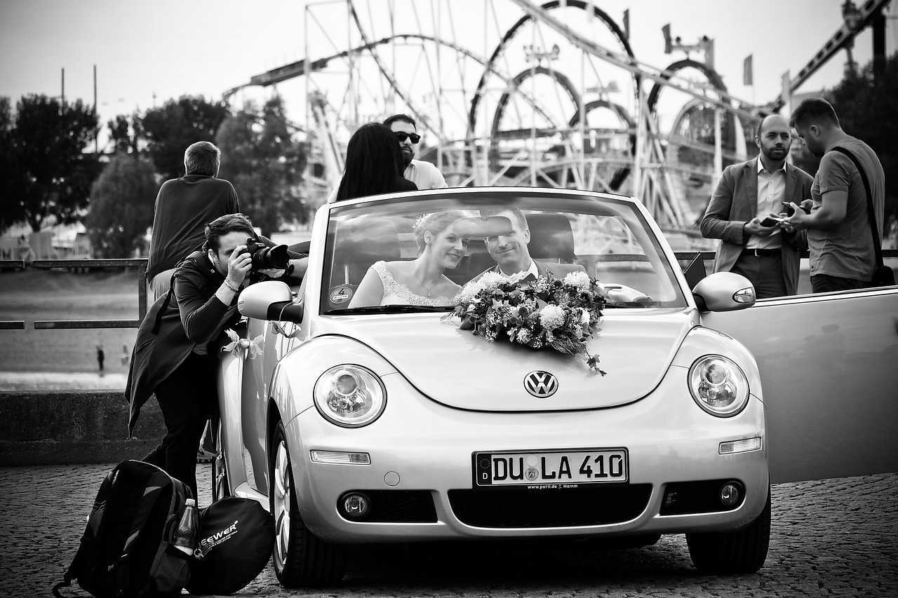 photographe mariage voiture